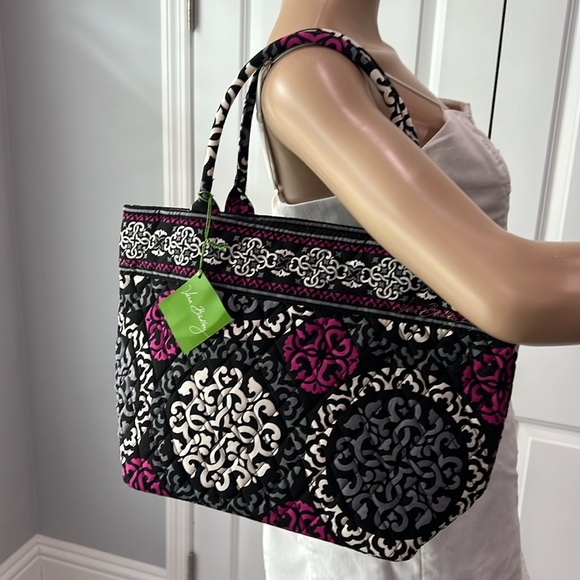 Vera Bradley Handbags - Vera Small Tote Canterberry Magenta